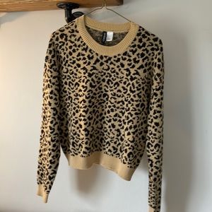H&M Leopard Sweater